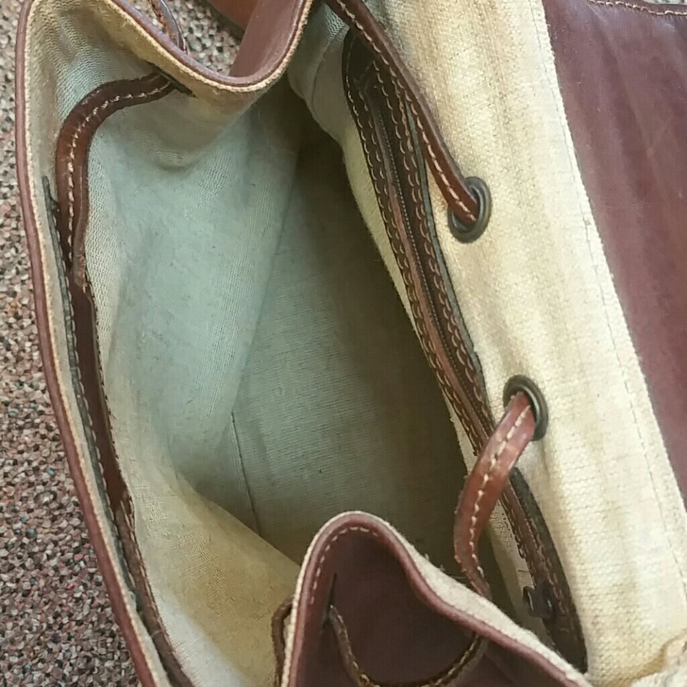 Leather Backpack 10x12 - Picture 5 of 5